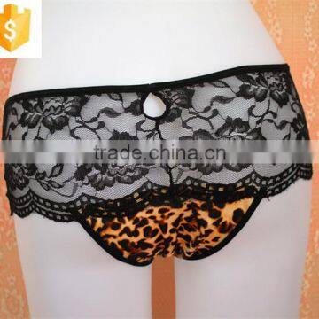 French Lace Panties Leopard Print Sexy Women Lingerie photo-6