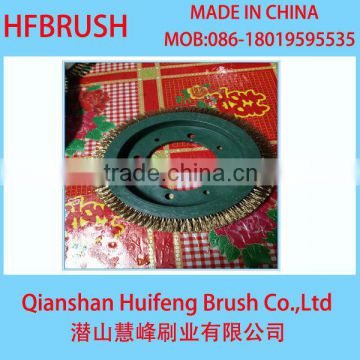 Copper wire brush for polishing