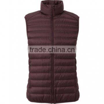 custom 100% polyester men padded vest wholesale