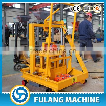 cheap concrete brick making machine/ manual block making machine for sale QT 40-3C