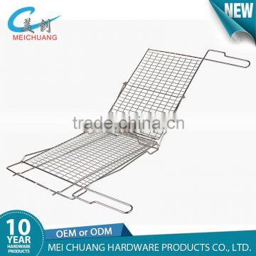 Wire Bbq Grill Fish Rack Basket photo-4