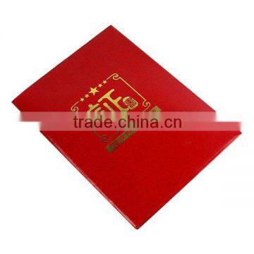 Art Paper Gold Foil Stamping Logo Honor Certificate Holer