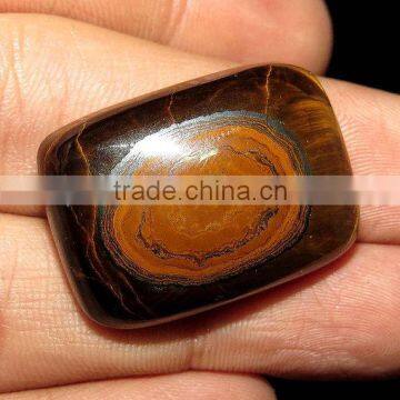 Clear Tiger Eye Fancy Shape Cabochon