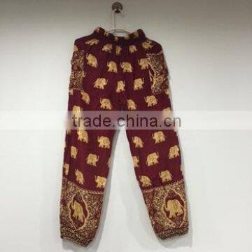 Best Selling 100% Rayon elephant Aladdin pants 3.60