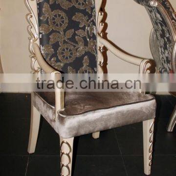 Antique style wooden carved dining chair XYD127