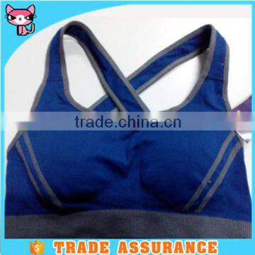 Blue Big size Sexy Girl Sport Hot Sale Sex Women Sports Bra