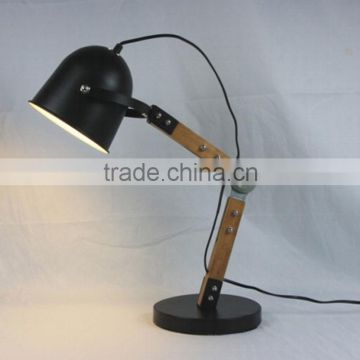 a table lamp modern for shop decorative wooden metal table light made in china