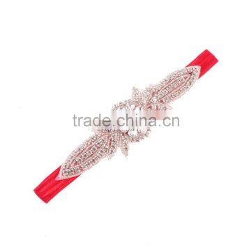 New Floral Vintage Rhinestone Headband Baby Girl Crystal Headband Glisten Headband Baby Hair Accessories Photo Props Wh-1813 photo-5