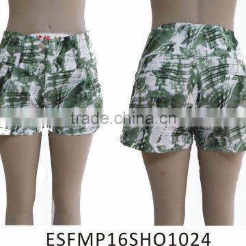 2015 Viscose new design for girls sexy hot printed pants