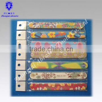 China agent eva nail file custom printed disposable nail file