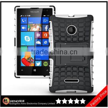 Keno 2015 Wholesale !! Kickstand Case Armor Hybird Heavy Duty Case for Lumia 532