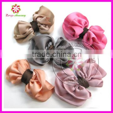 Fabric hair bows, silk hair bows