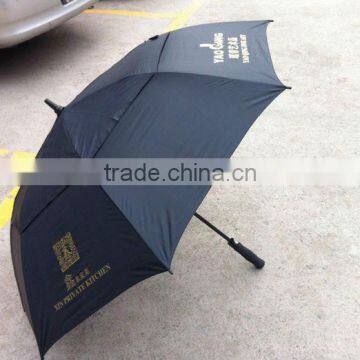 30''hight quality golf umbrella windproof double layer