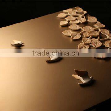 2015 Newest Beautiful Abstract Tree in the Wind Oil Paintings photo-3