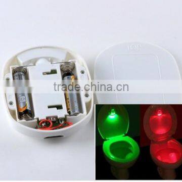 Battery power supply, LED sensor lights, LED toilet lights