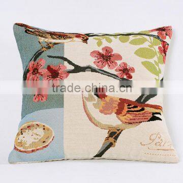 18x18 Inch Pillow Case by PLUS, Sweet Home Cotton Linen Material cushion cover, Hidden Zipper on Cover