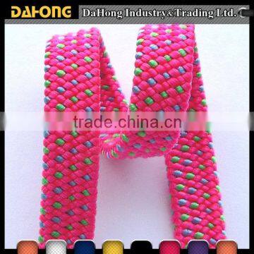 new design high quality nylon high strength flat elastic cord