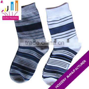 men stripe cotton socks