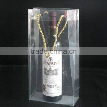 Wine bag with handle for packing