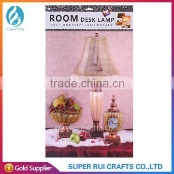 2015 New and Popular Room Decor 3d Lamp Self Adhesive Wall Stickers photo-3
