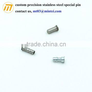 precision machining 304 stainless steel pin with head