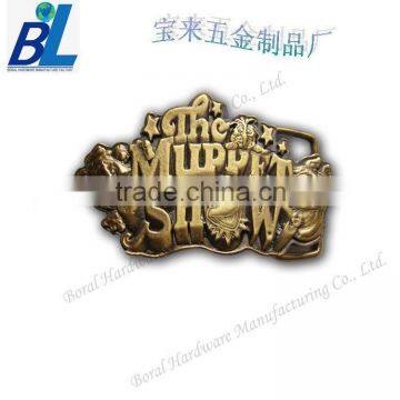 Creative metal antique buckle for coat belt
