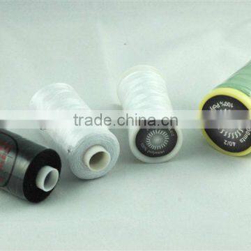 cotton spool thread /100% spun polyester sewing thread