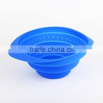 China Supplier Lead Free Colorful Silicone Collapsible Basket photo-3