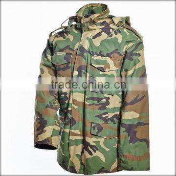 Include a matching button in liner military waterproof woodland tactical jacket M-65 Field Coat