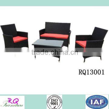 Rattan Furniture Set Steel Frame PE Rattan
