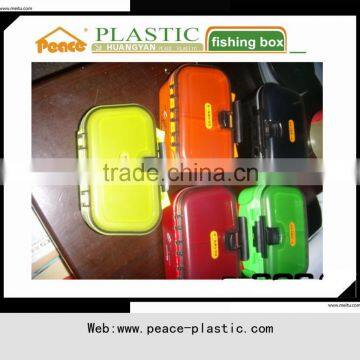 2014 Hot sale manufacturer sale clear plastic double layers fishing tackle box