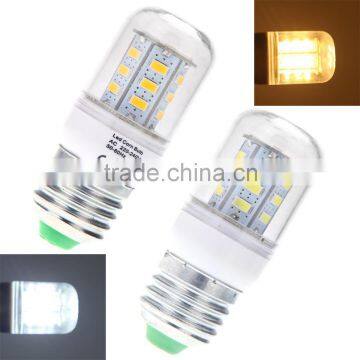 E27 5W 5730 SMD 24 LEDs Corn Light Lamp Bulb Energy Saving 360 Degree Warm White 220-240V