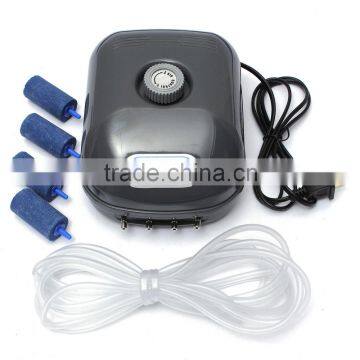 Good Quality 4 Outlet 15W Adjustable Silent Quiet Oxygen Air Pump Large Aquarium Fish Tank