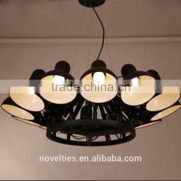 MAX 60W Spider Chandeliers With Iron Aluminum Materials for Resturant