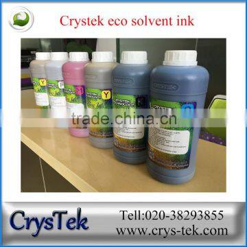 CRYSTEK digital inkjet printer Eco solvent ink in stock guangzhou