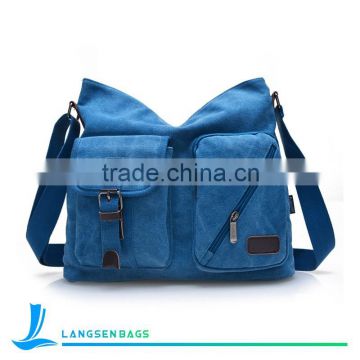 cheap travel leisure men canvas hand bag wholesale shoulder bag