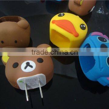 Portable Cute Cartoon Usb Traval Charger for Iphone Charger,Christmas Mini Gift Micro Usb Home Charger Adapter photo-2