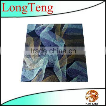 2016 laser diamond shiny hot stamping pvc panel