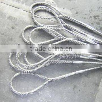 1x7 Heat-treated Galvanized steel Wire Rope / steel cable