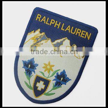 High-density fashional embroidery woven badges