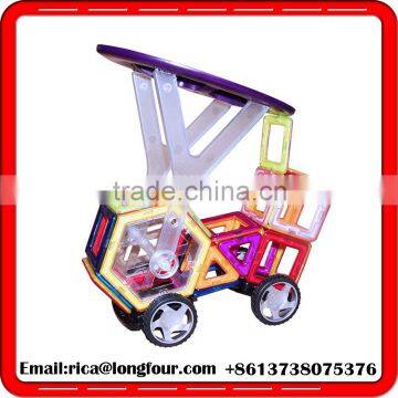 Mag Wisdom 98 PCS Building Block Cargo Truck bricks