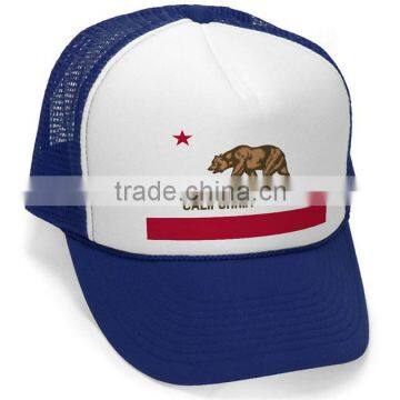 Animal Logo Trucker Hat Plain Mesh Baseball Cap Wholesale