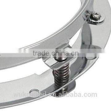 7inch Round Mounting Bracket Ring for 7" LED Projector Head Light Black for Harley Davidson photo-5