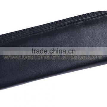 Custom Leather Pen Bag Case With Zipper photo-2