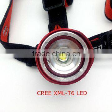 Poppas T85 Xml-t6 10W 3AA Battery Operated Zoom Ultra Bright Headlamp photo-3