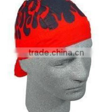 Printed red pirate cool bandana hat head scarf