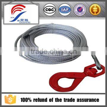 Lifesaving safety steel wire rope