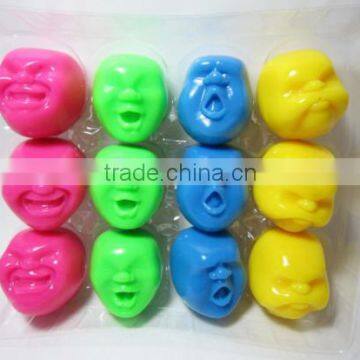 smile cry sticky face toys stretch toys