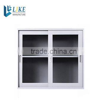 Customized cheap low sliding door metal storage cabinets