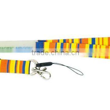 full colr dye-sublimation lanyard with mobile phone string custom free artwork promotion gift
